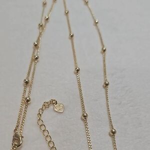 Gold Satellite Necklace